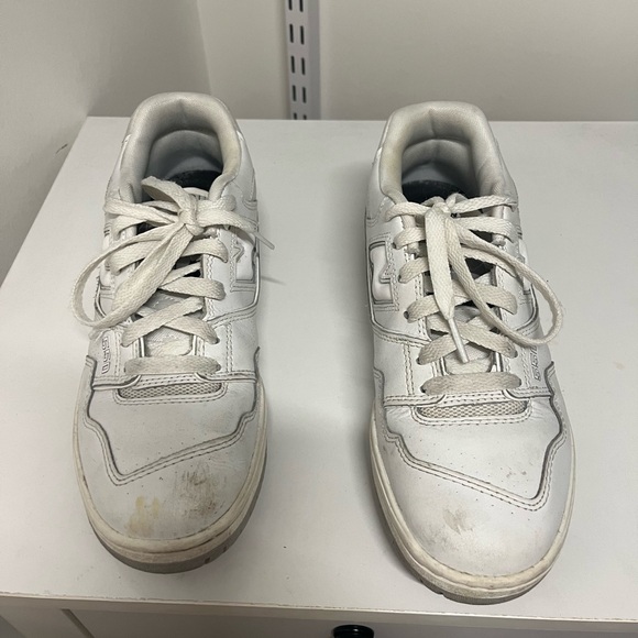 new balance 550s white grey size 6.5M/8 W - Picture 5 of 6